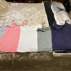 5 Maternity Nursing Tank Tops Motherhood Maternity/Jessica Simpson - MEDIUM